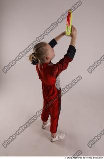 DENISA PILOT STANDING POSE WITH GUN 4